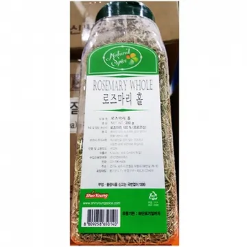 로즈마리(홀 신영 200g) 1개 식자재 업소용 대용량 이슬나라 신영 은진 로즈마리