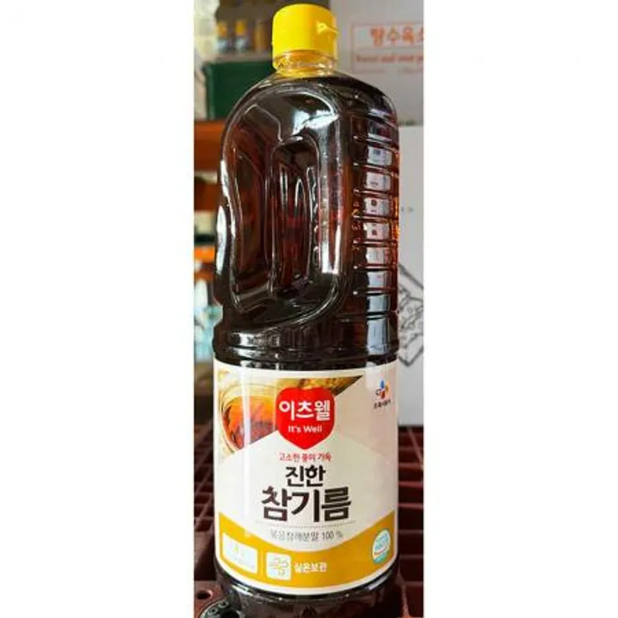 참기름(이츠웰 1.8L PET) X6 이미지