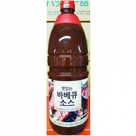 바베큐소스(FO 2K)X6 업소용 식자재 대용량 육류소스 그릴소스 스테이크소스 바베큐전문점 고기소스