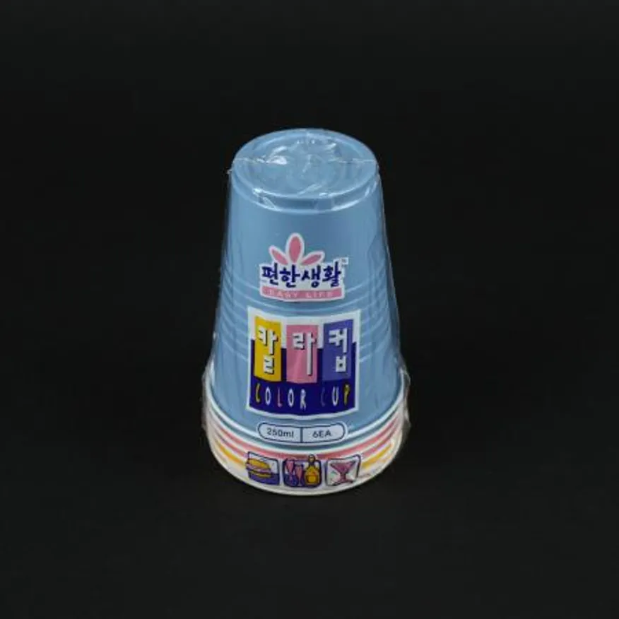 롯데- 칼라컵 9oz 6개입 이미지