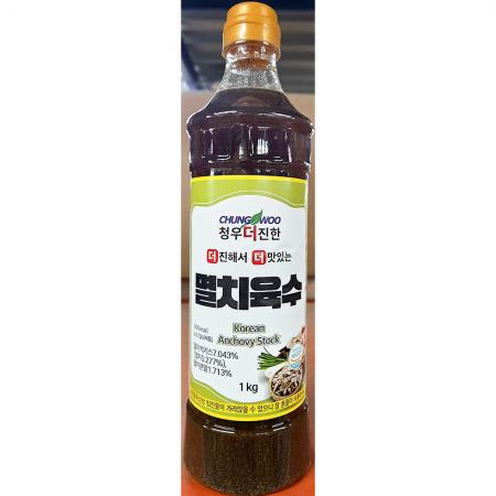 청우 멸치육수 진국 900ml X12 육수 멸치다시마육수 한식육수 국물요리 국물베이스 업소용 대용량 식당 급식
