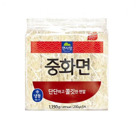 중화면 5인분X10봉 (230gX50개) 짜장면 짬뽕 중식면 업소용 식당용 대용량 생면 면류 급식용