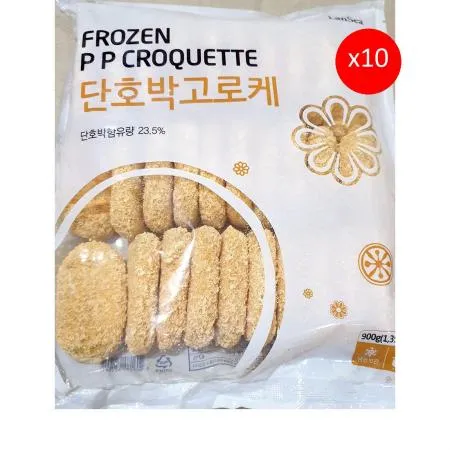 랜시푸드 단호박고로케(30g x30개 900g) X10 식자재 업소용 대용량 오뚜기 고로케 도매 랜시푸드 랜시단호박 급식 하림 풀무원 성원 이미지