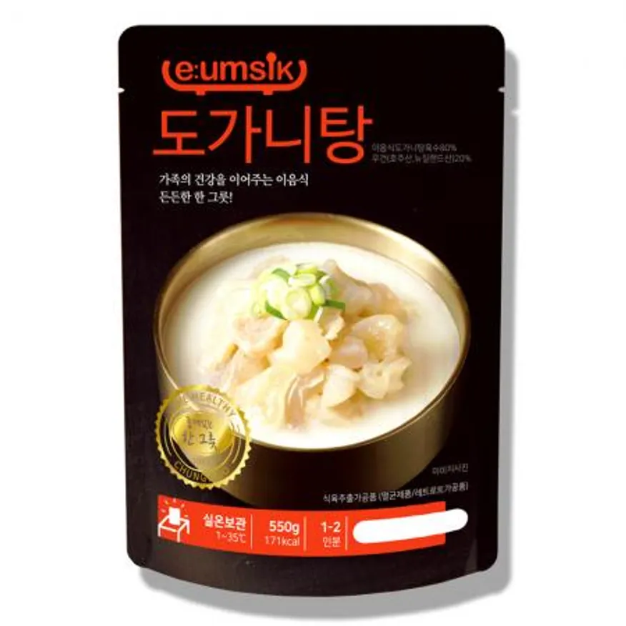 도가니탕(청우 550g) 25개 식자재 업소용 대용량 도가니탕 도가니족탕 간편식 이미지