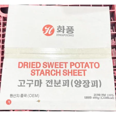 화풍 양장피 기계 400g X10 화풍양장피 중식재료 업소용 대용량 냉채재료 잔치음식 전분면 냉채면 식당양장피