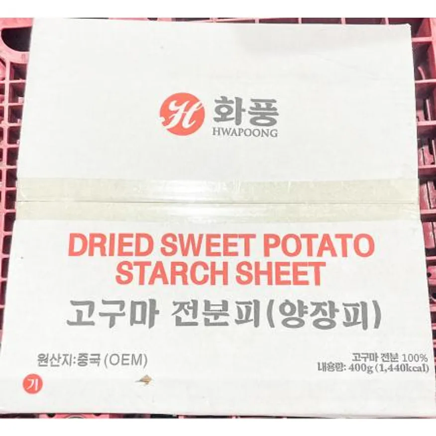 화풍 양장피 기계 400g X10 화풍양장피 중식재료 업소용 대용량 냉채재료 잔치음식 전분면 냉채면 식당양장피 이미지