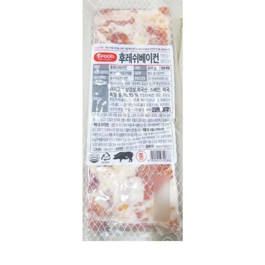베이컨(통 에쓰푸드 500g) 이미지
