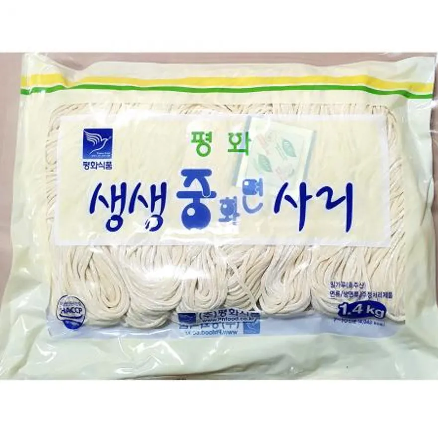 중화면사리(평화 1.4K)X10 중화면 생면 면사리 업소용 중식당 중국집 식자재 짜장면면 짬뽕면 이미지