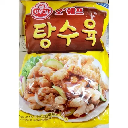 오뚜기 탕수육 1K 냉동탕수육 오뚜기탕수육 업소용 중식당 식당 뷔페 급식 식자재 대용량