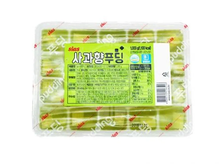 시아스 사과 푸딩 1kg 과일젤리 이미지