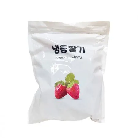 국산 냉동 딸기 1kg x 6개 쉐이크용 주스용 이미지