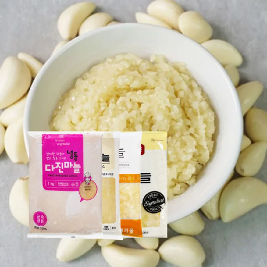 냉동 다진마늘 1kg 수입 간마늘 이미지