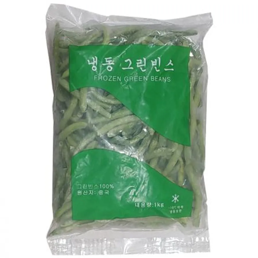 냉동 그린빈 1kg 그린빈스 줄기콩 껍질콩 이미지