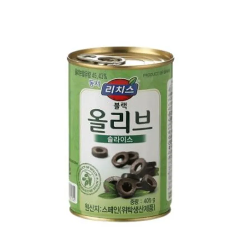 리치스 블랙올리브 슬라이스 405g 이미지