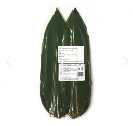 사사노하 신쿠 에다나시 장식용 천연대나무잎 엽란 450g (100장)