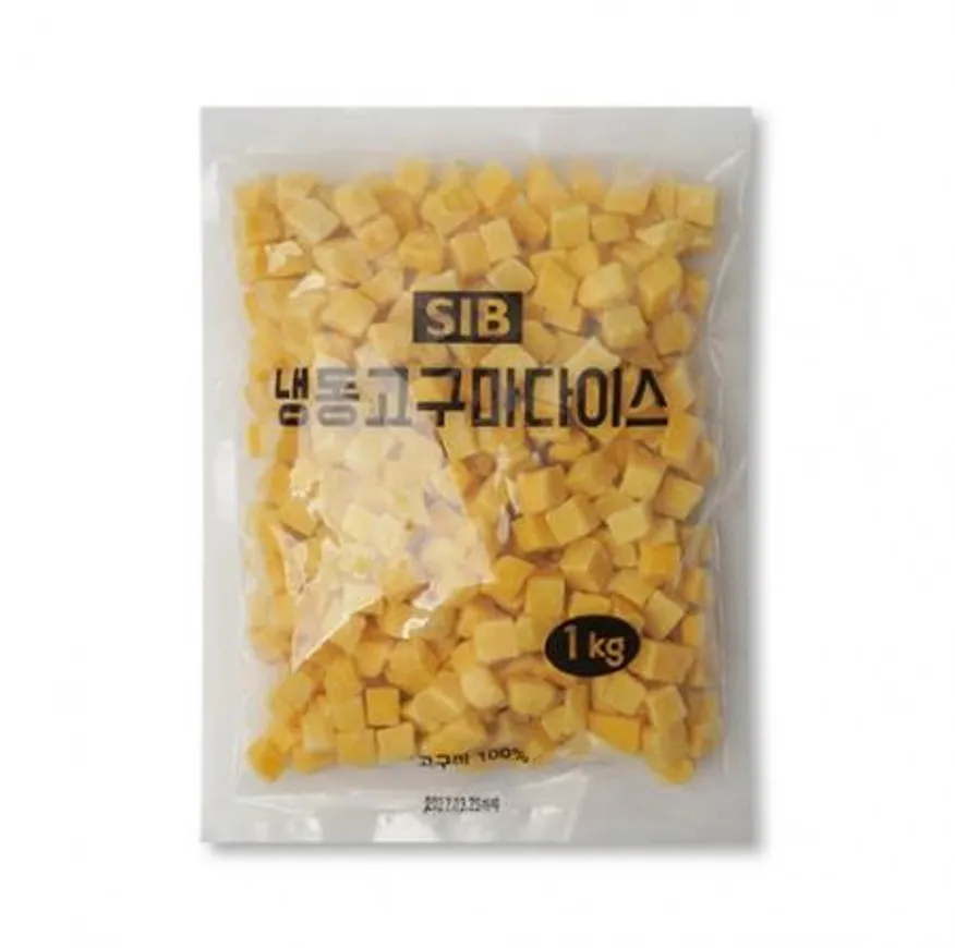 선인 국산 냉동 고구마다이스 (15mm) 1kg 고구마큐브 이미지