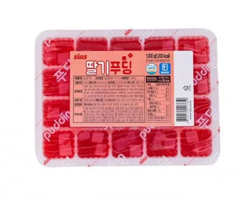 시아스 딸기 푸딩 1kg 과일젤리 이미지