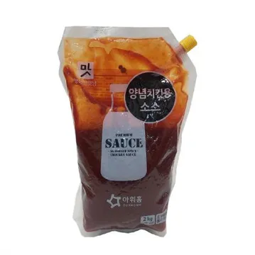 (아워홈) 냉장 양념치킨소스 2kg 행복한맛남 (주문발주상품-익일출고)