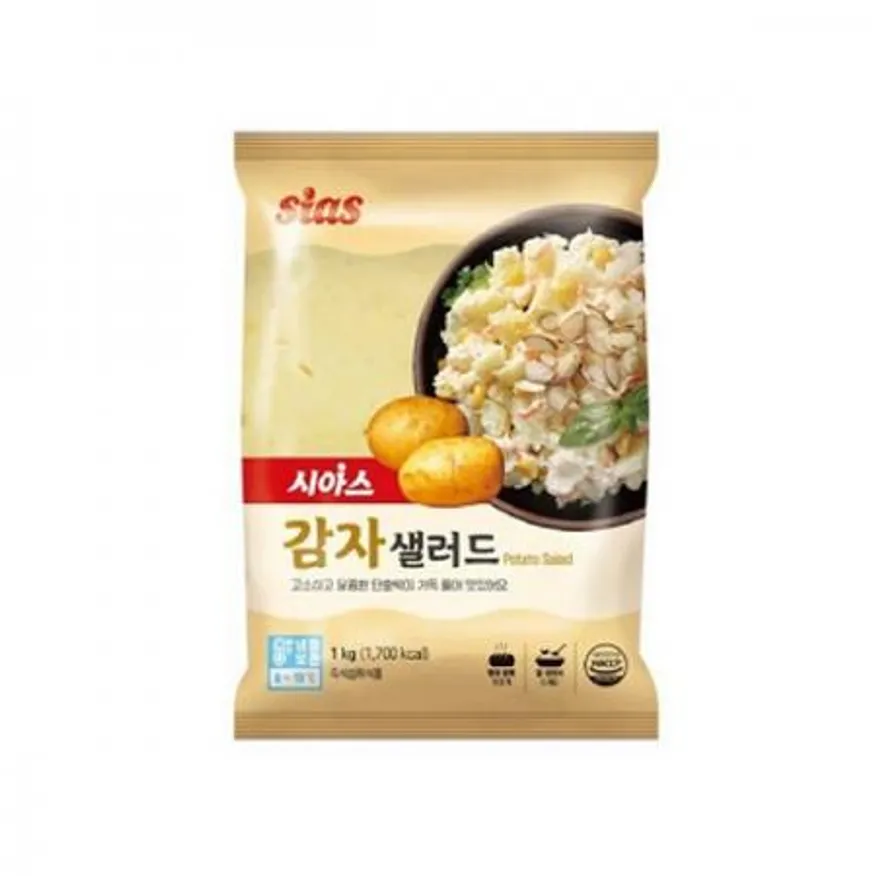 시아스 감자샐러드 10kg (1kg*10개) 이미지