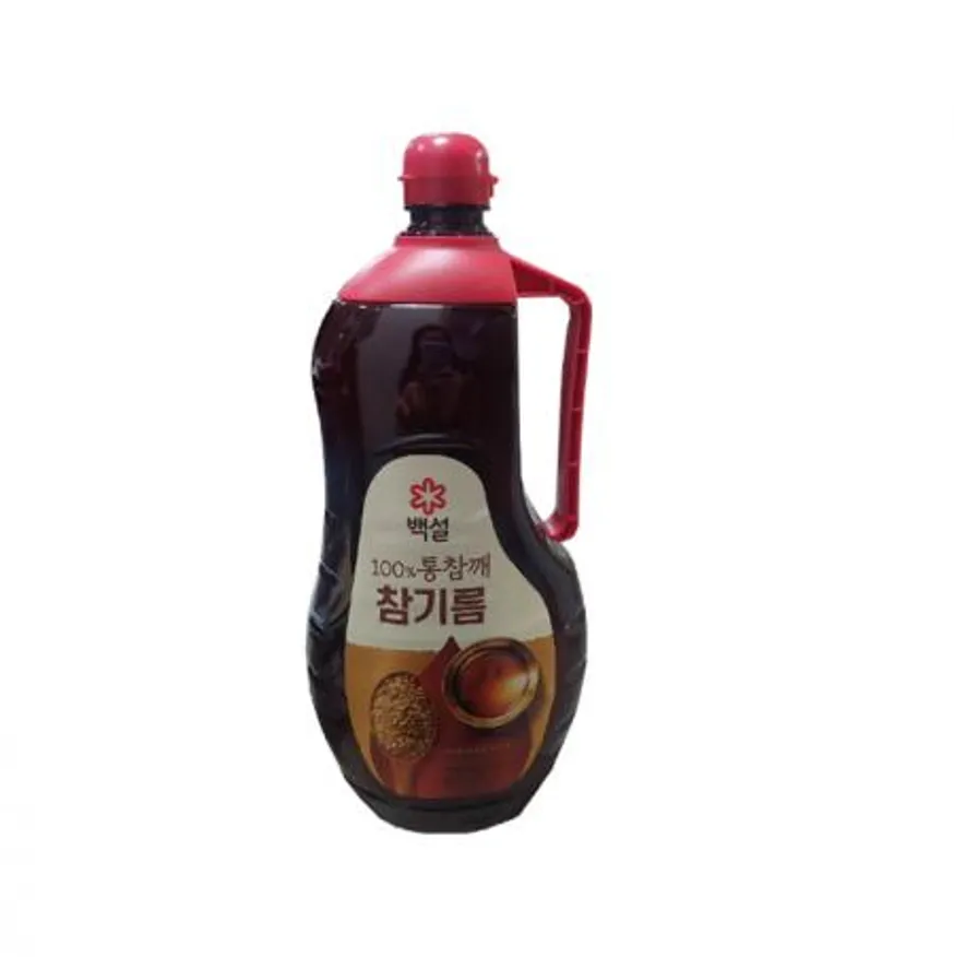 백설 100% 통참깨참기름 1.5L 참기름 씨제이제일제당 이미지