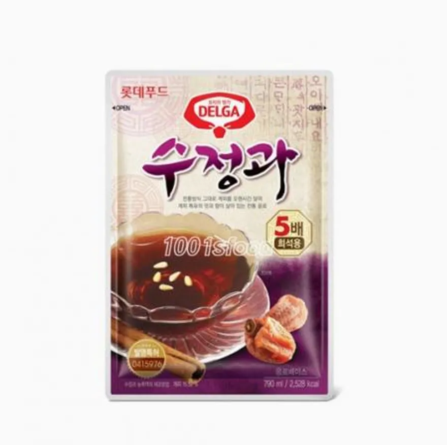롯데 수정과 790ml (1개) 5배 희석용 수정과원액 이미지
