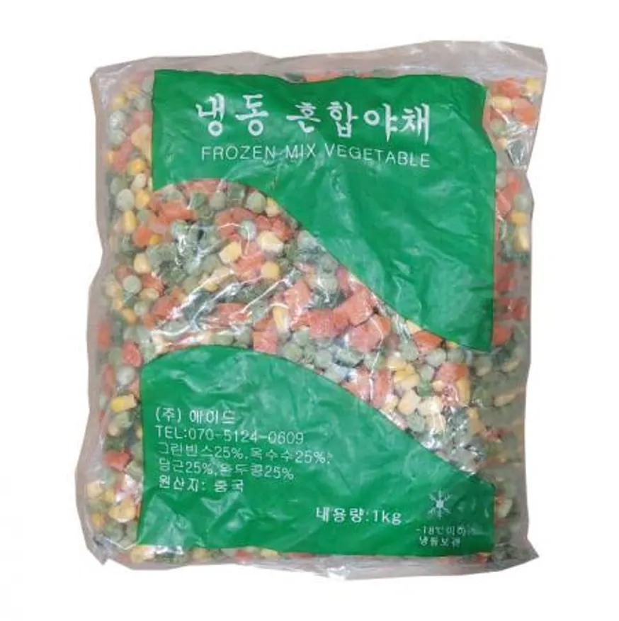 냉동 혼합 야채 믹스 1kg 이미지