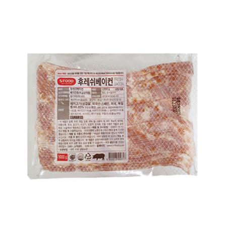 에쓰푸드 후레쉬베이컨 1kg (20g짜리 약 50장)