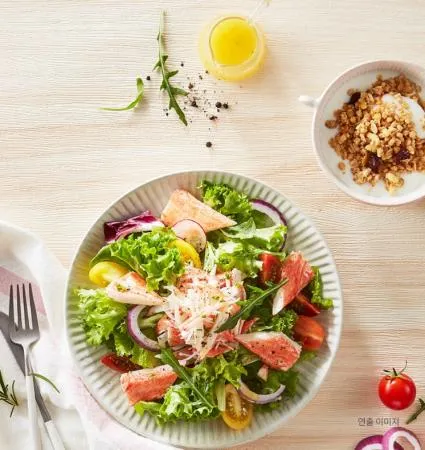 사조대림 냉동 크라비아후레쉬s 1kg x 10개 게맛살 샐러드 샌드위치 저지방 이미지