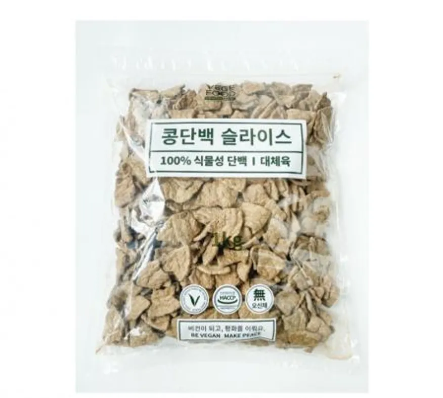 베지푸드 콩단백슬라이스 1kg 이미지