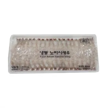 냉동 노바시새우 300g (40미)-1박스(20팩) 튀김용새우 새우튀김용