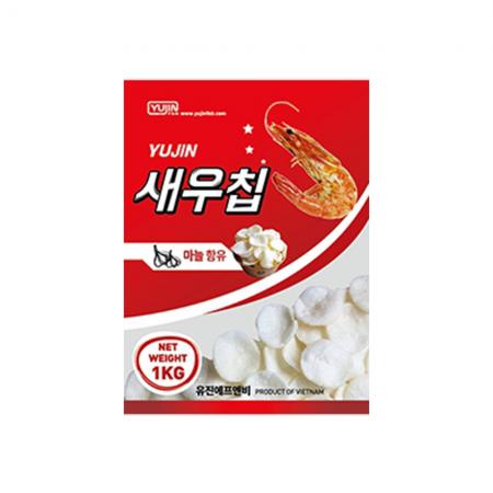유진 갈릭맛 새우칩 1kg 새우과자 술안주