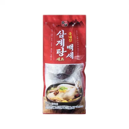 오케이식품 국내산 백세 삼계탕티백 100g