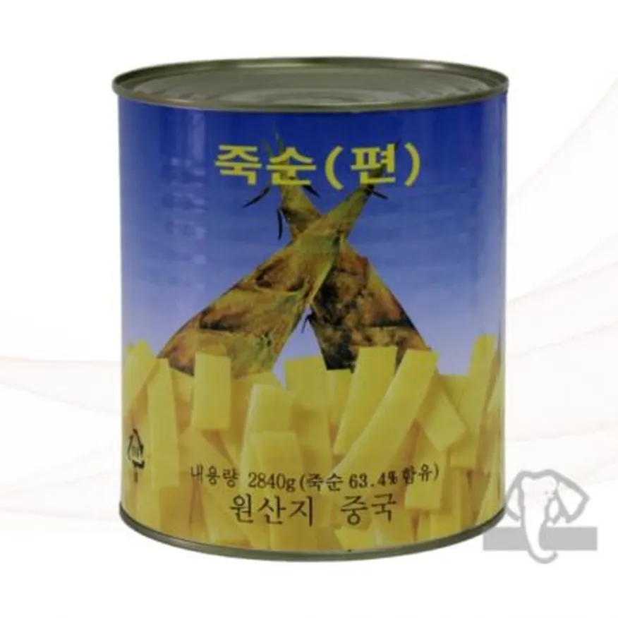 죽순편 2.84kg 삶은죽순 죽순요리 중식캔 업소용 이미지