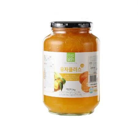 초록원 유자플러스감귤 2kg 유자차 유자에이드 꿀유자