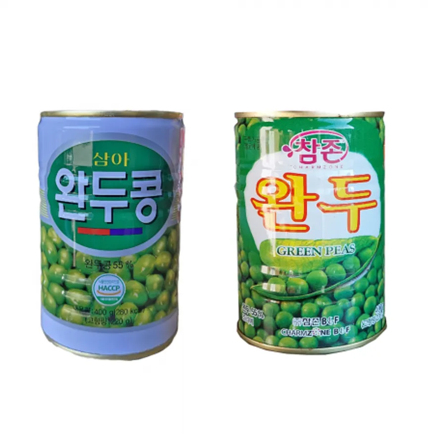 그린피스 참존 완두콩 400g 통조림 짜장면 콩 이미지