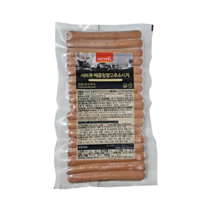큐원 서브큐 매콤청양 고추소시지 1kg (17개입) x 10봉 박스판매 이미지