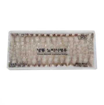 냉동 노바시새우 300g (30미)-1박스(20팩) 튀김용새우 새우튀김용
