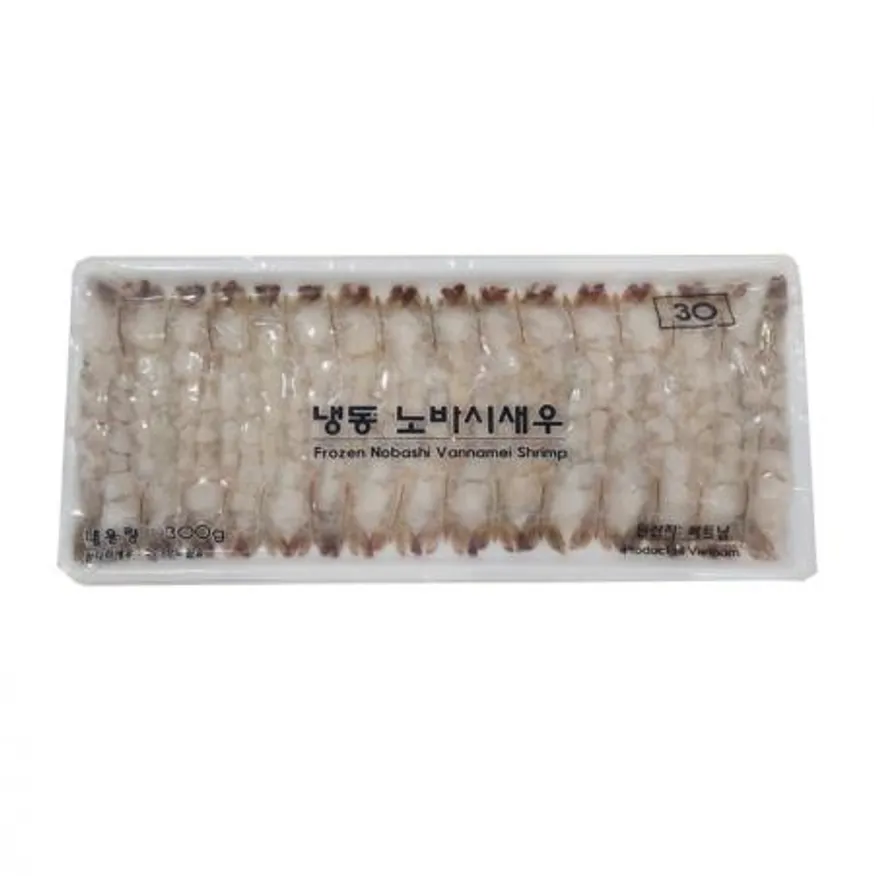 냉동 노바시새우 300g (30미)-1박스(20팩) 튀김용새우 새우튀김용 이미지