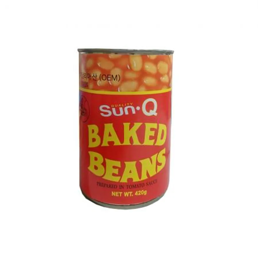 썬큐 베이크드빈스 420g 베이키드빈스 간식용 부대찌게콩 이미지