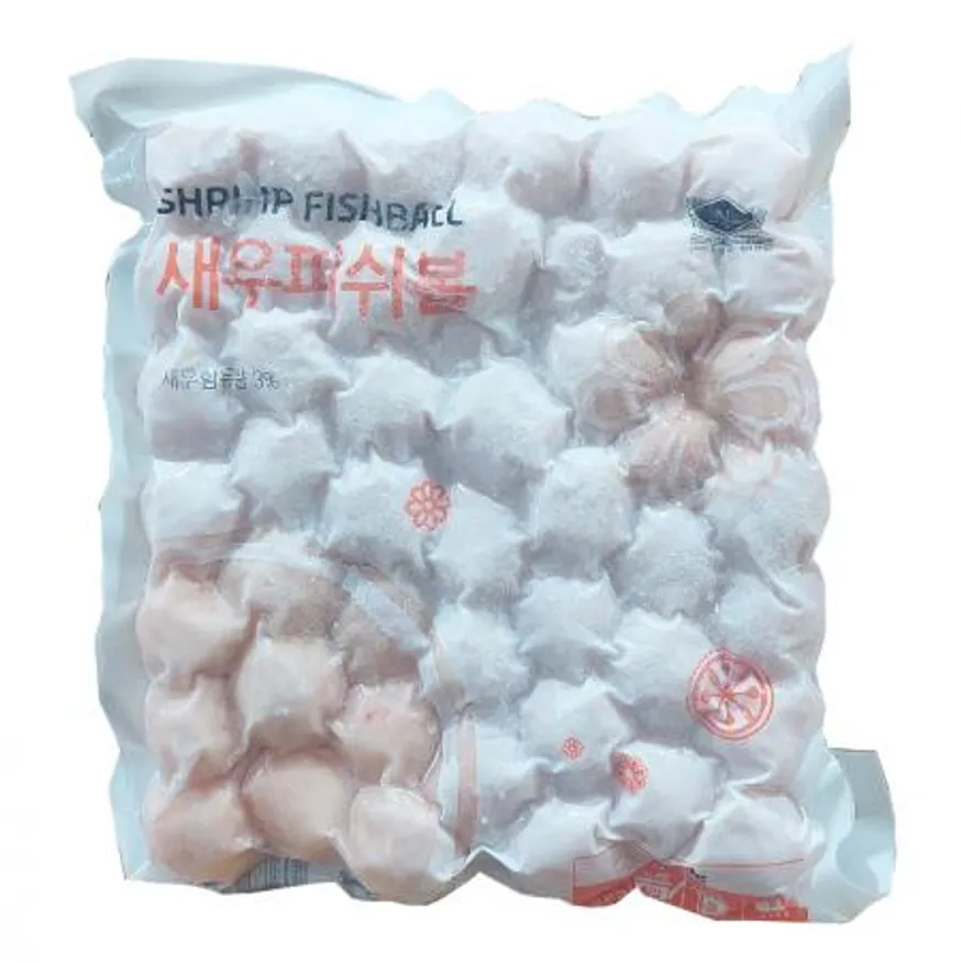 랜시 냉동 새우피쉬볼 500g 어묵 훠궈 샤브샤브 전골 마라상궈 이미지