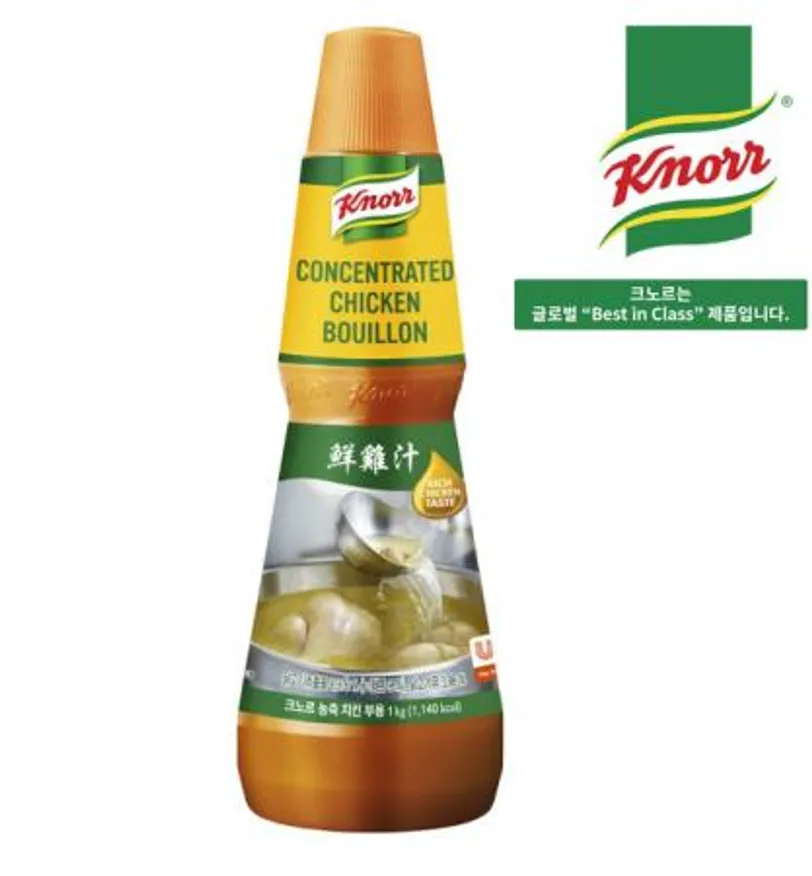 크노르 농축 닭고기 부용 치킨스톡 액상 1kg 이미지