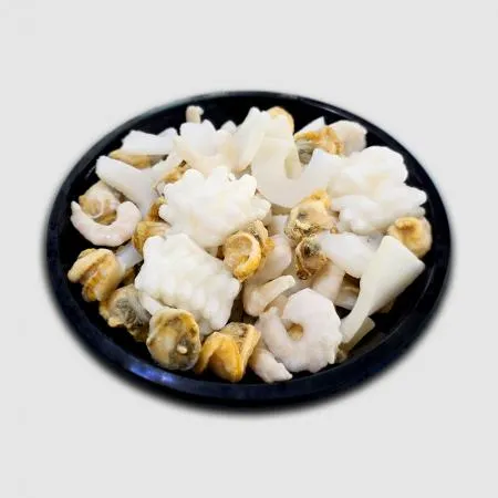 해물모듬 해산물모듬 해물믹스 1팩(800g) 오징어채 무라오징어 가리비살 생새우살 솔방울오징어 짬뽕용 고급형 해산물 소분 이미지