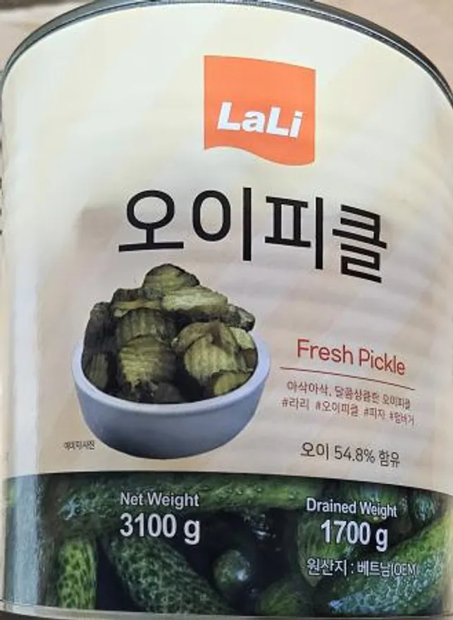 라리오이피클3.1kg 이미지