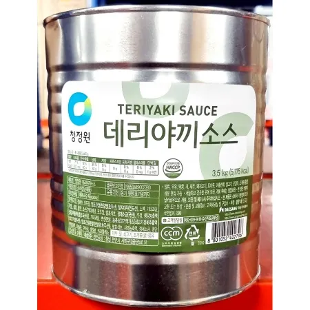 데리야끼소스(대상 3.5kg) 청정원 대용량 식자재