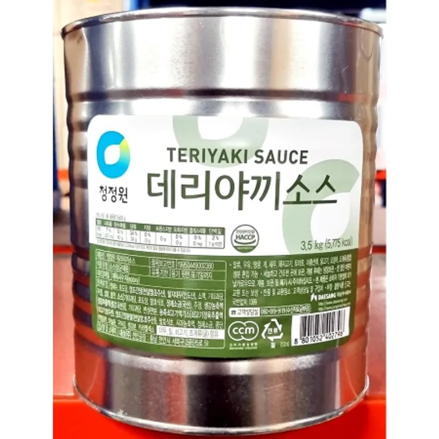 데리야끼소스(대상 3.5kg) 청정원 대용량 식자재 이미지