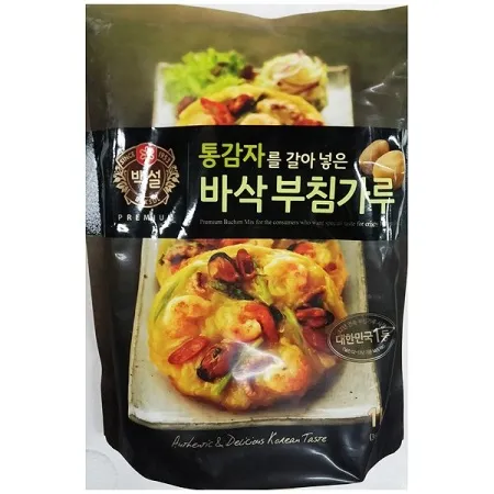 통감자 부침가루(백설 1kg) 부침개 분말 파우더 바삭한 식감 이미지