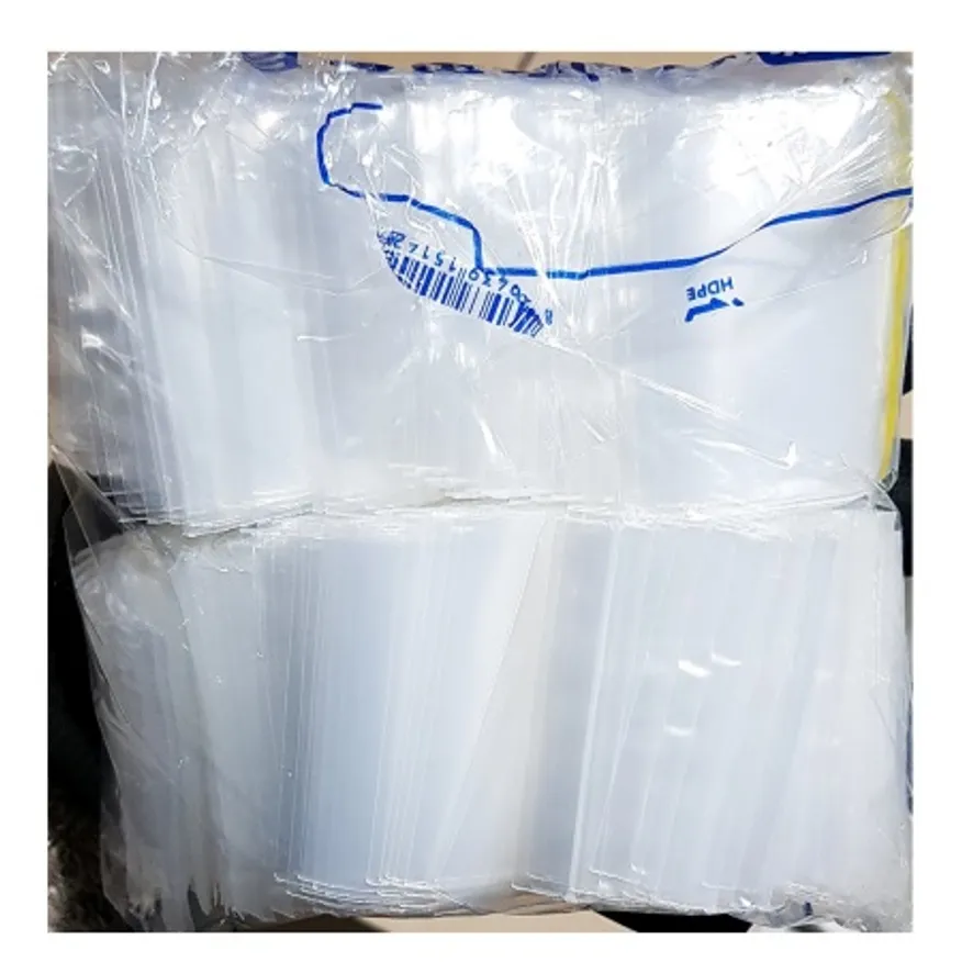 소금봉투 지퍼백 (5.5 x8cm) 500매 일회용 비닐봉투 비닐팩 지퍼락 이미지