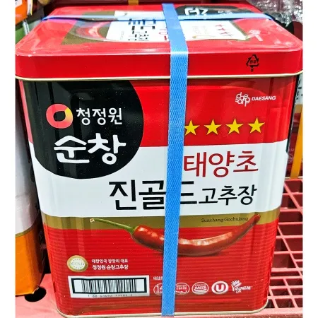 진골드 고추장 별4(대상 14kg) 청정원 태양초 대용량 식당용
