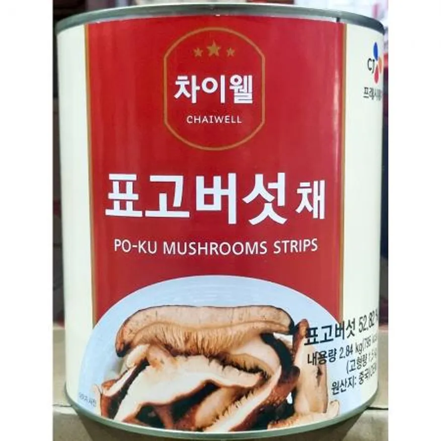 표고버섯캔 차이웰 표고버섯 통조림 2.84Kg X 6 이미지