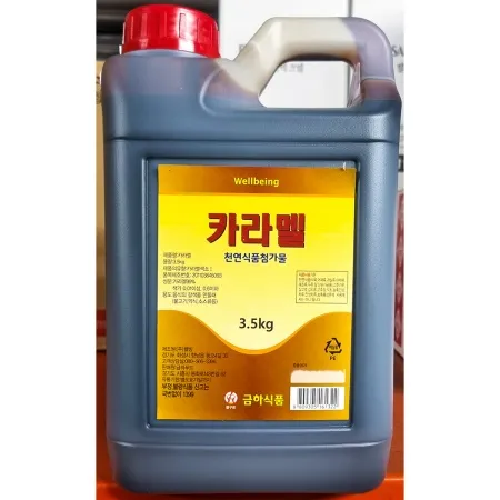 금하 캐러멜 3.5kg 천연식품첨가물 카라멜색소 업소용 대용량